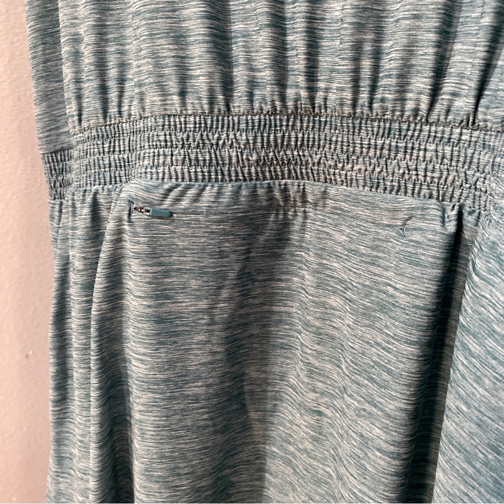 Duluth Trading Co Teal Blue Sleeveless Mini Dress - Picture 6 of 9